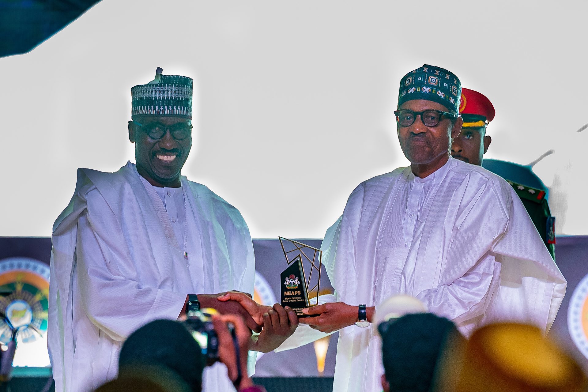 Kyari Receives NEAPS Award From President Buhari